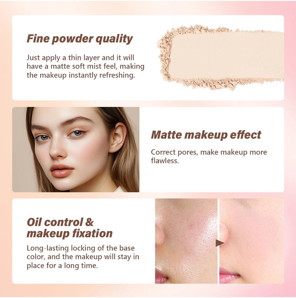 Matte Finish Long-Lasting Loose Setting Powder