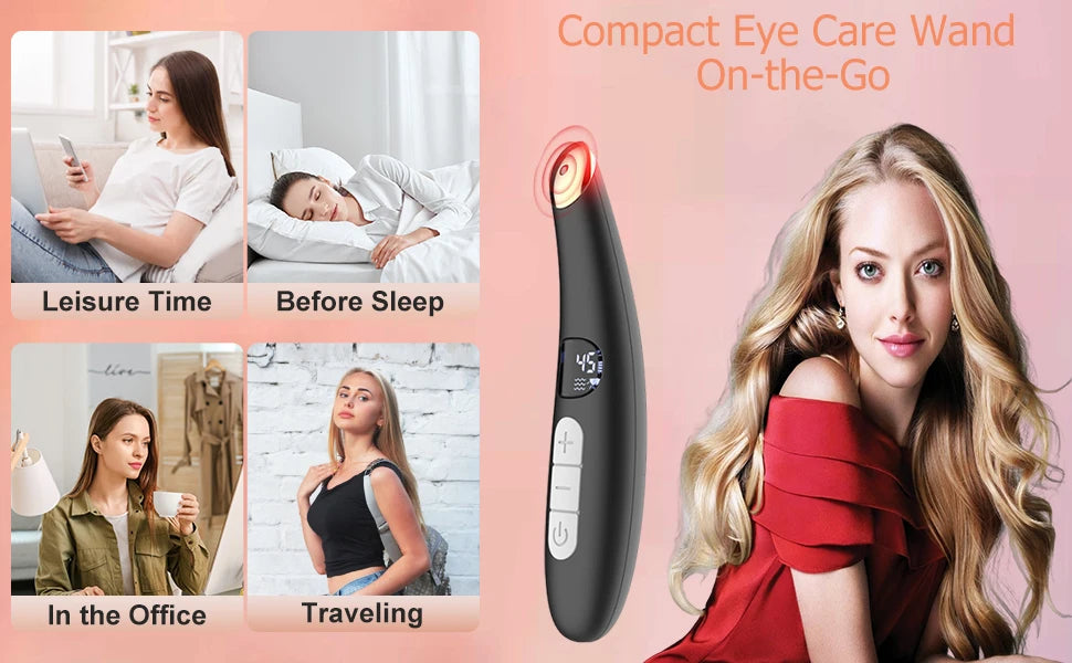 3-in-1 Heated Eye and Face Rejuvenation Wand - 13