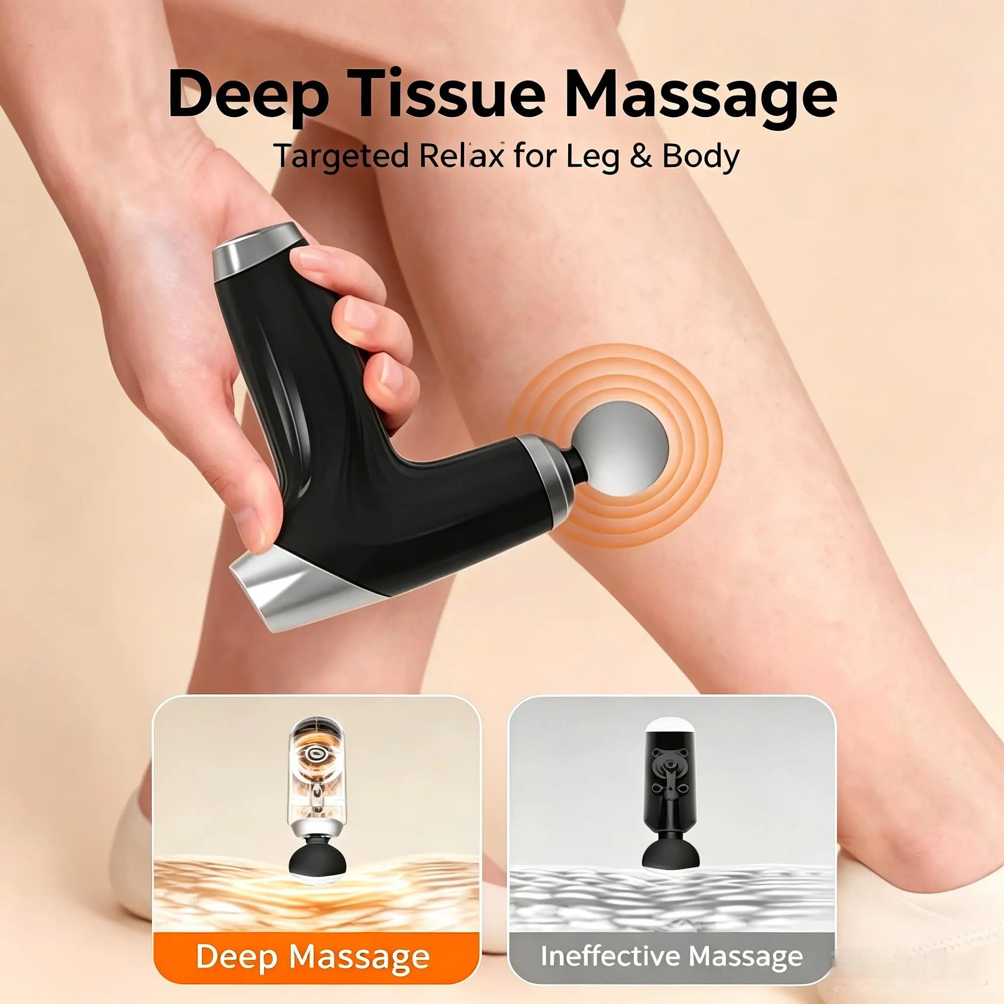 Portable Deep Tissue Percussion Muscle Massage Gun - 4
