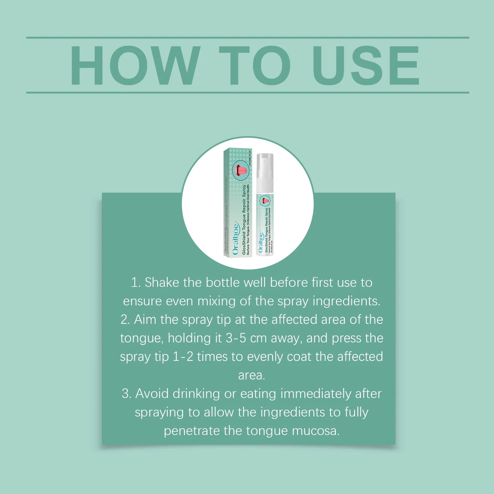 Refreshing Tongue Repair Spray for Oral Hygiene and Bad Breath - 12