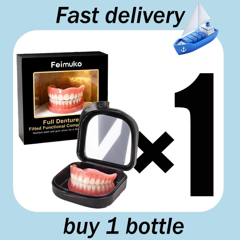 Full Mouth Realistic Resin Dentures for Natural Smile and Comfort - 18