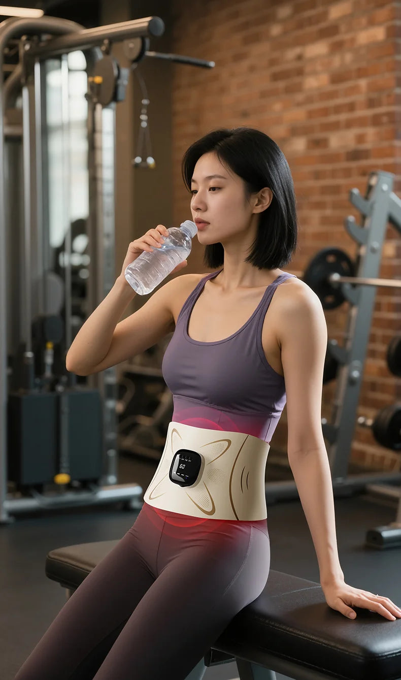 Abdominal Muscle Toner and Waist Pulse Massager Belt