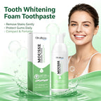 Whitening Foaming Toothpaste for Stain Removal and Deep Cleaning