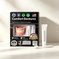 Moldable Silicone Denture Set for Instant Natural Smile