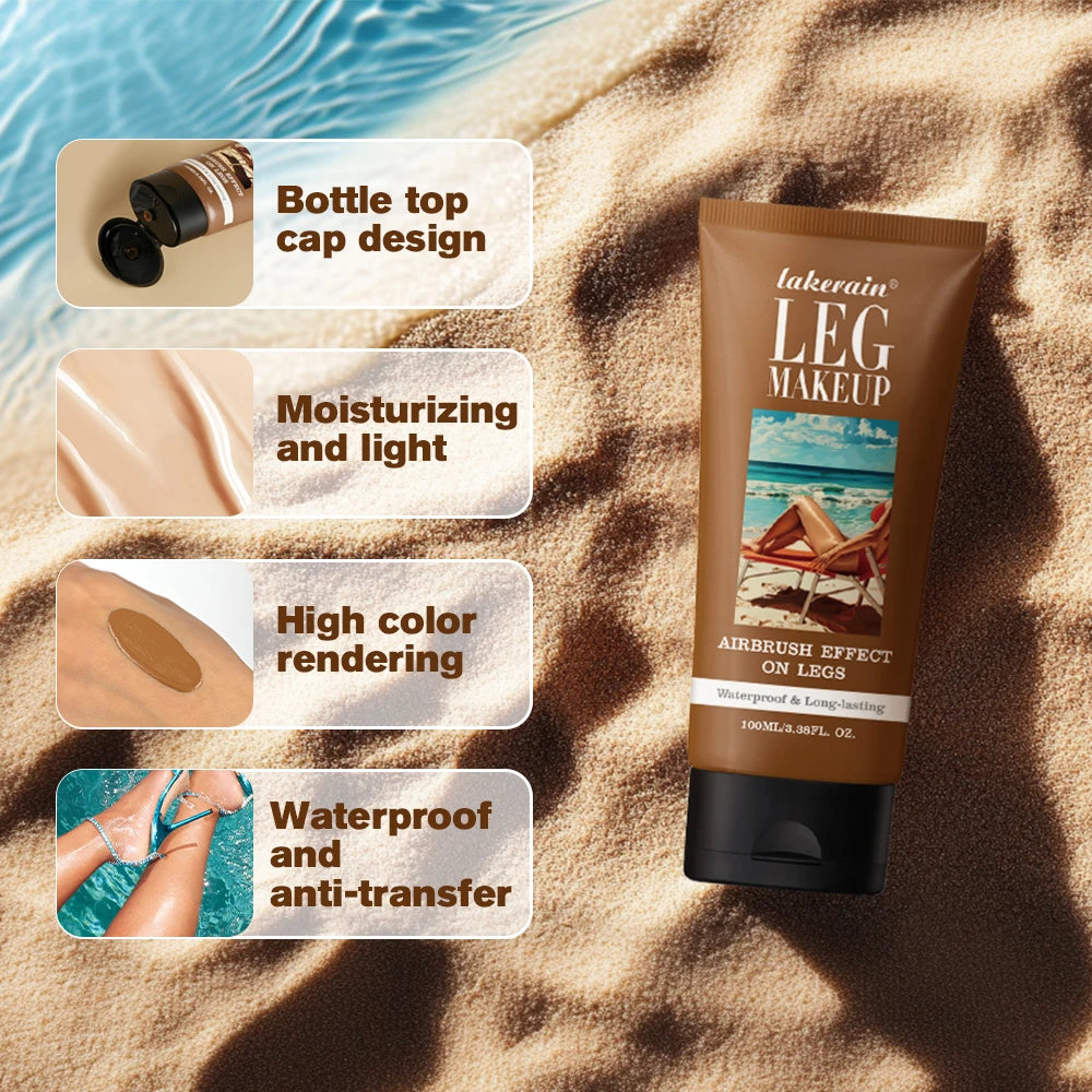 Waterproof Leg Foundation Makeup for Flawless Even Skin Tone