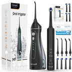 Electric Water Flosser and Rechargeable Toothbrush Set