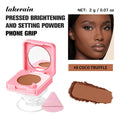 Oil-Control Pressed Powder with Mirror and Phone Stand