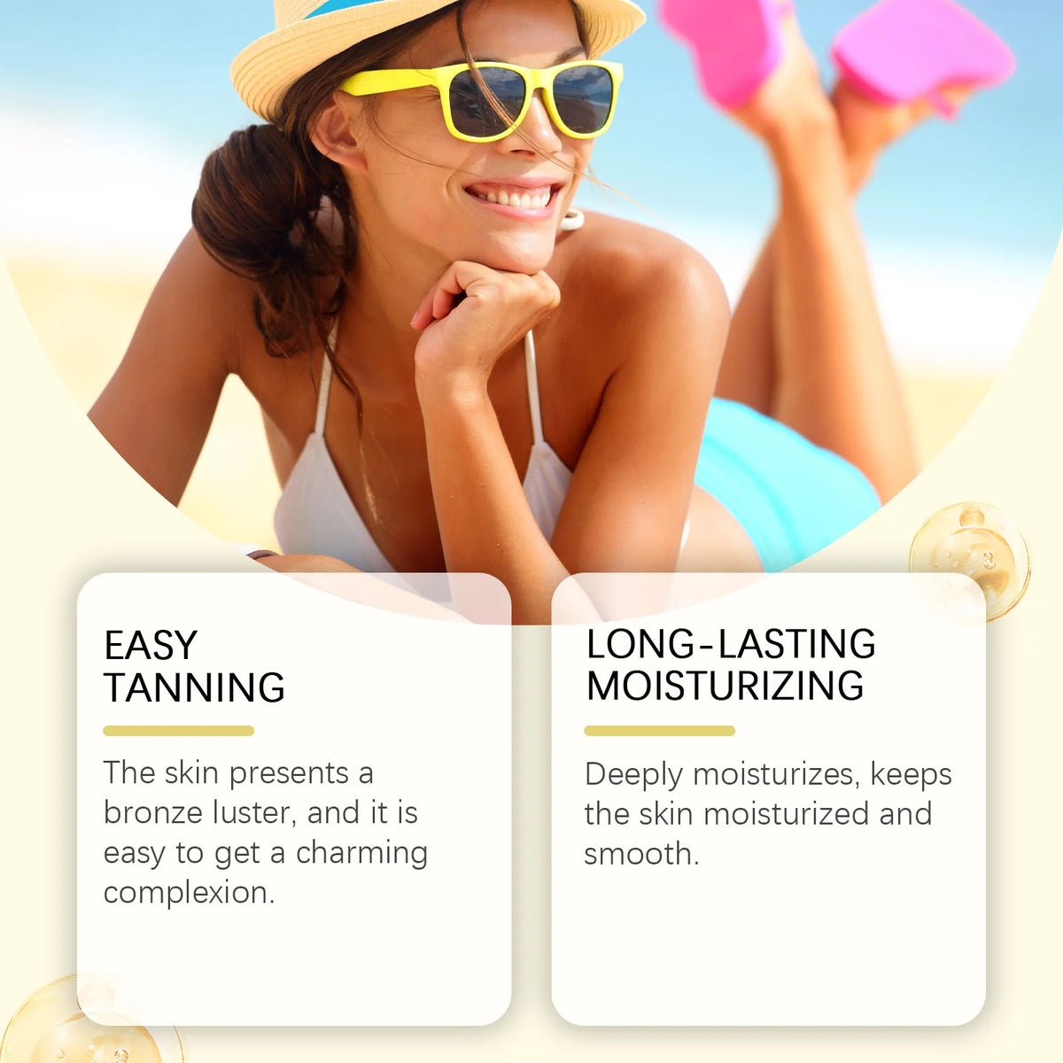 Intensive Tanning Accelerator Cream for Face and Body