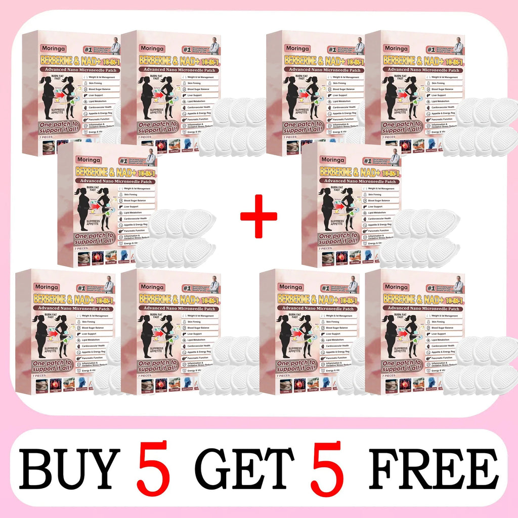 10-in-1 Advanced Nano Microneedle Herbal Weight Management Patches