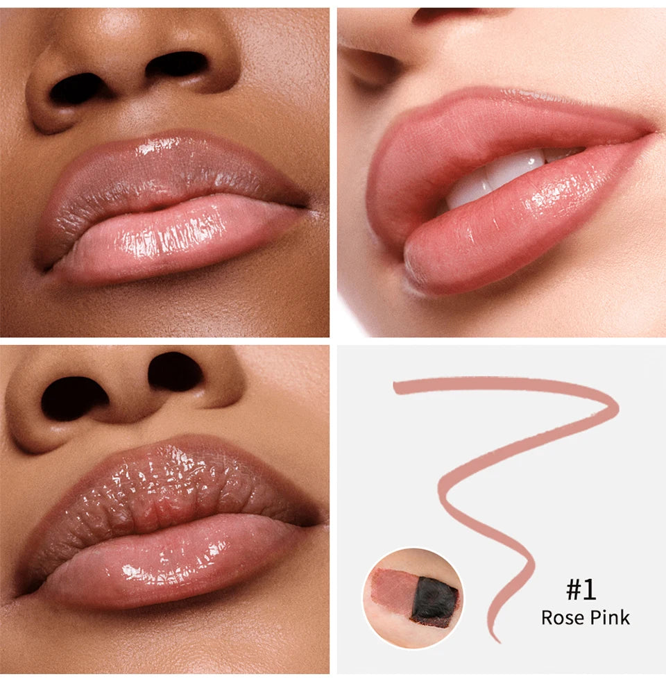 Waterproof Peel-Off Matte Lip Liner - 12