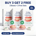 Portable Denture Storage and Cleaning Care Kit with Mirror