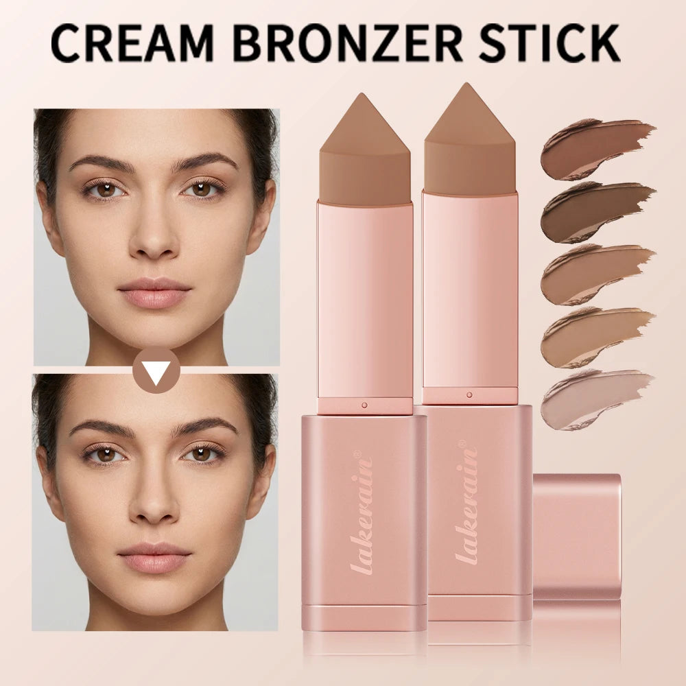 Cream Bronzer Stick for Seamless Face Contouring and Sculpting - 1
