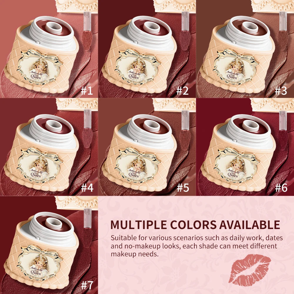Velvet Matte Strawberry Lip Cream for Long-Lasting Hydration