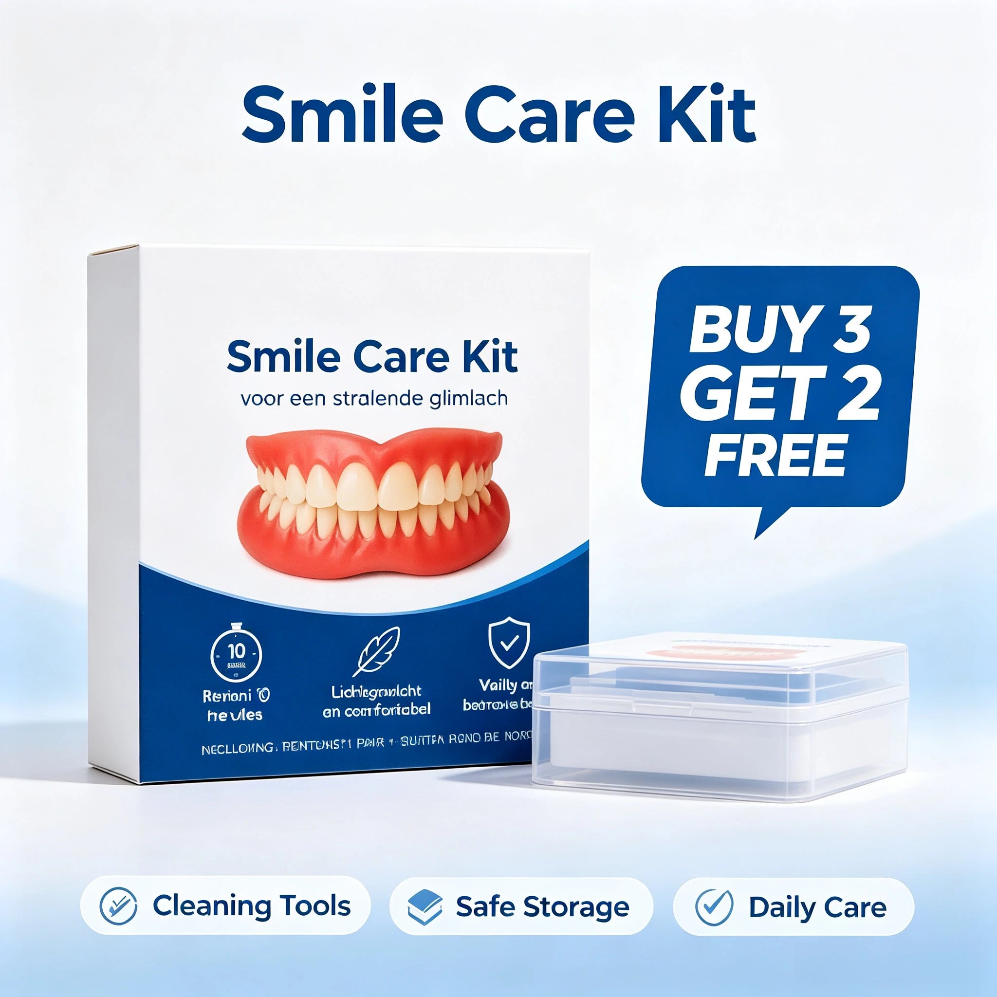 Comfort Fit Silicone Cosmetic Teeth Veneers for Realistic Smile - 11
