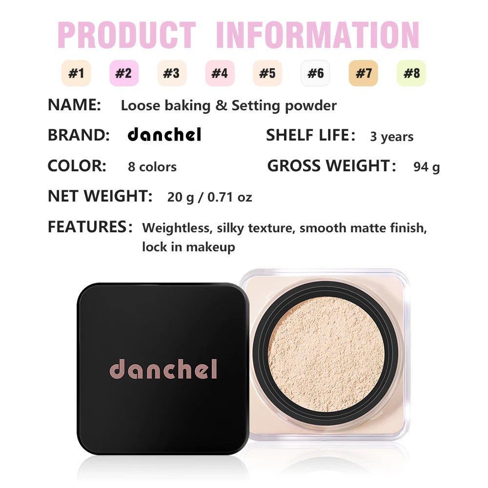 Matte Loose Setting Powder for All-Day Oil Control