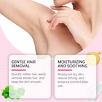 Painless Body Hair Removal Cream and Nourishing Aftercare Oil