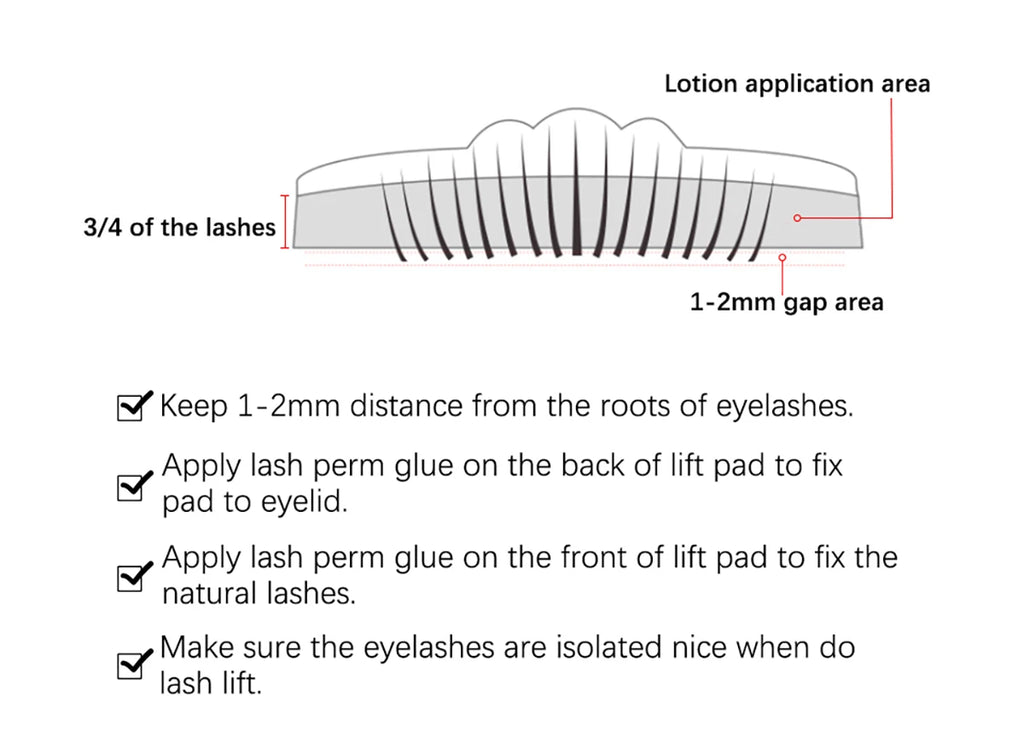 Professional Eyelash Lift and Perming Curling Kit