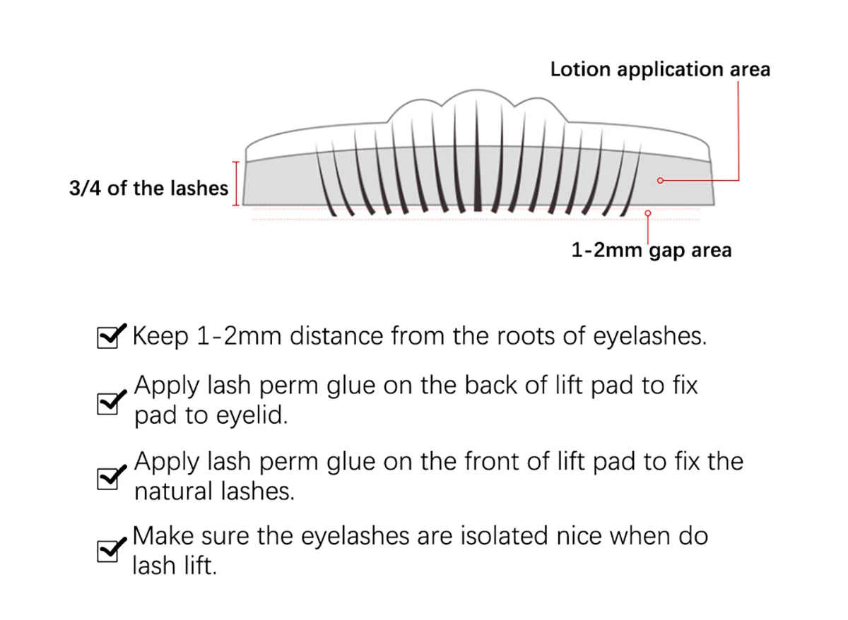 Professional Eyelash Lift and Perming Curling Kit