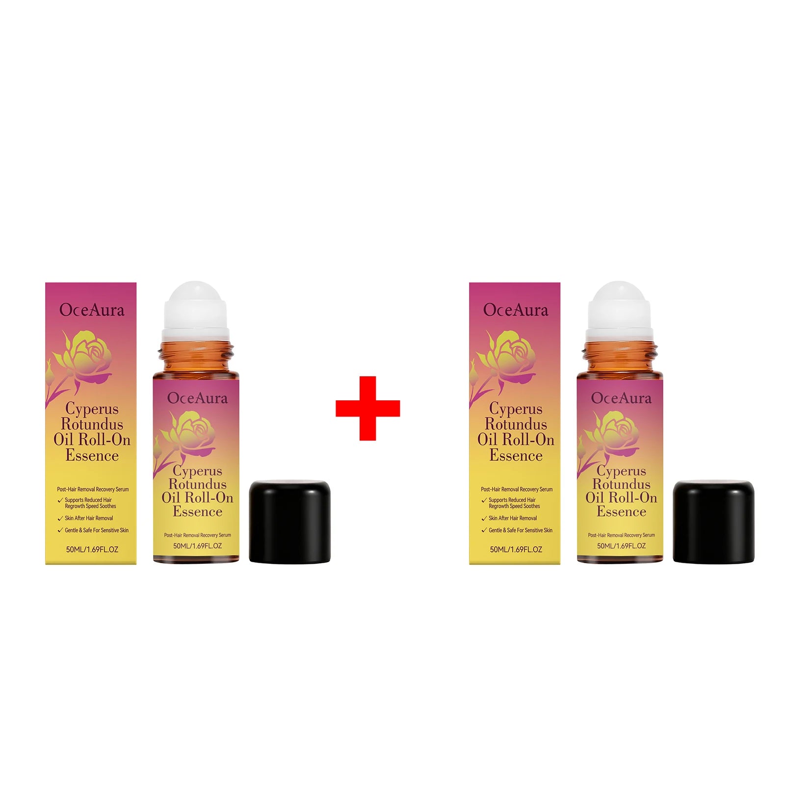 Cyperus Rotundus Roll-On Oil for Post-Hair Removal Skin Soothing - 14