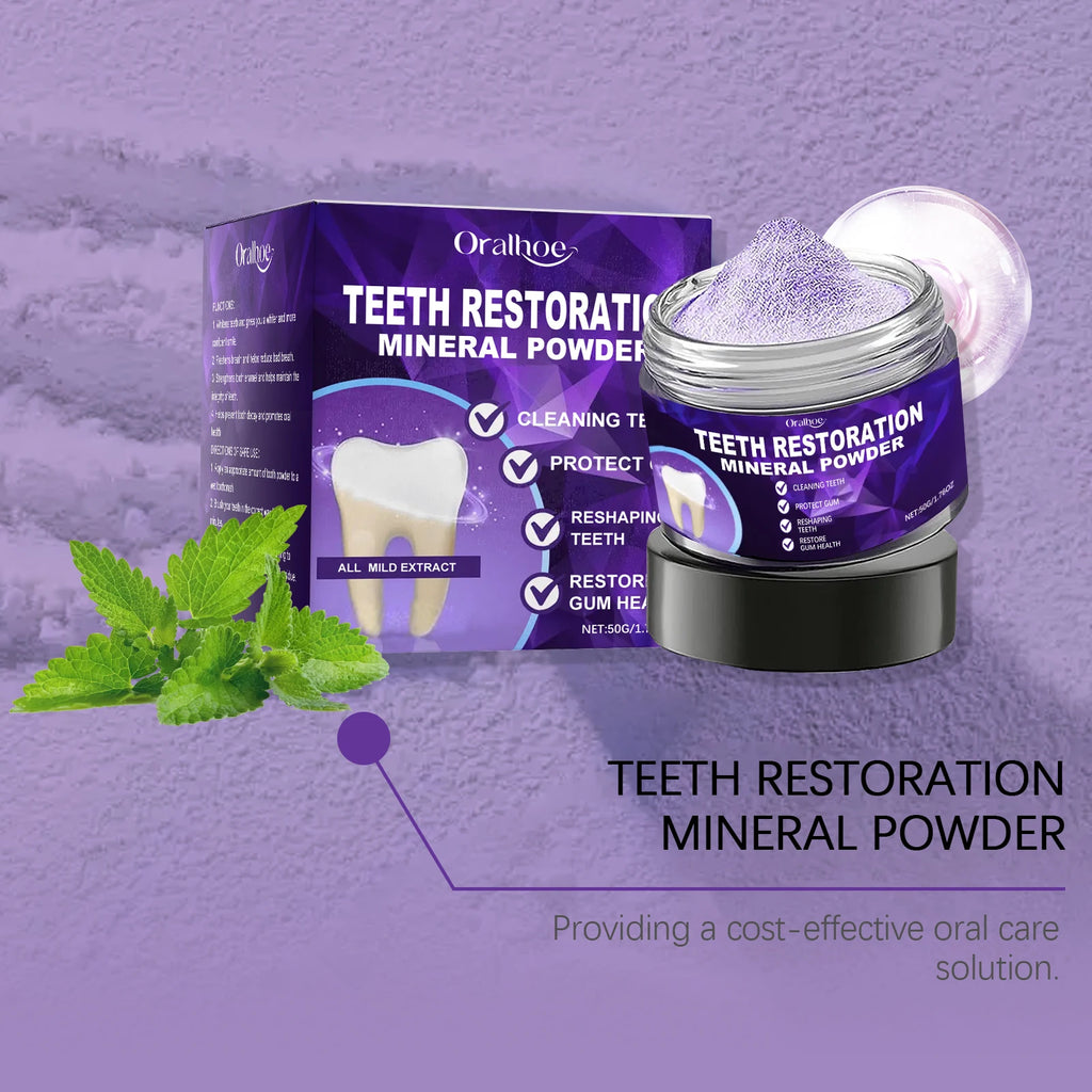 Purple Teeth Whitening and Enamel Restoration Powder