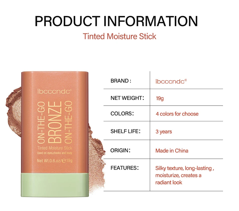Multi-Purpose Waterproof Contour and Bronzer Stick
