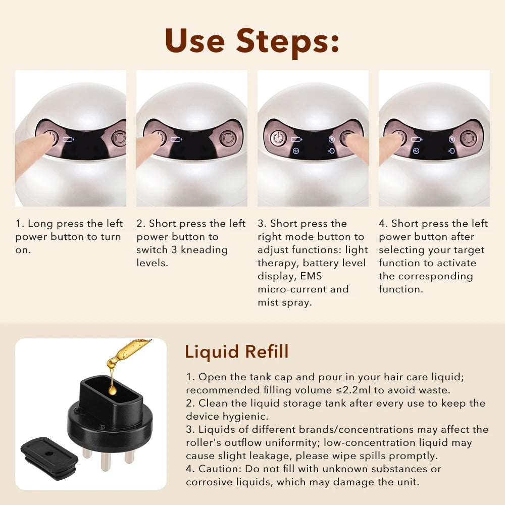 Electric Scalp Massager and Essential Oil Applicator Comb - 14