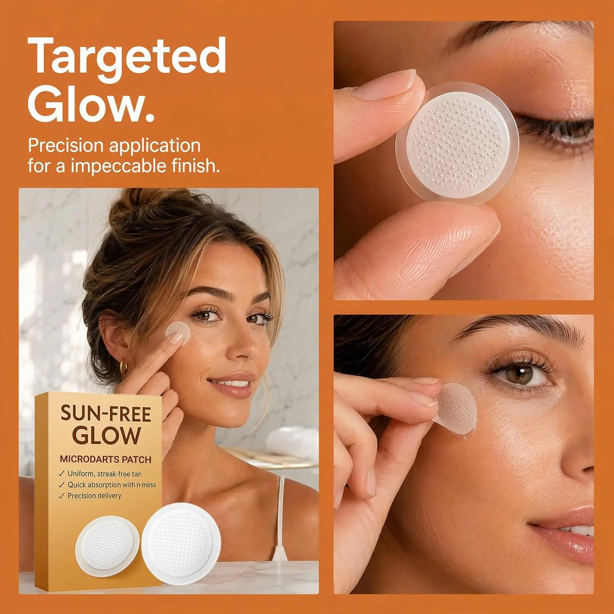 Sun-Free Tanning Microdart Patches for Natural Bronze Glow