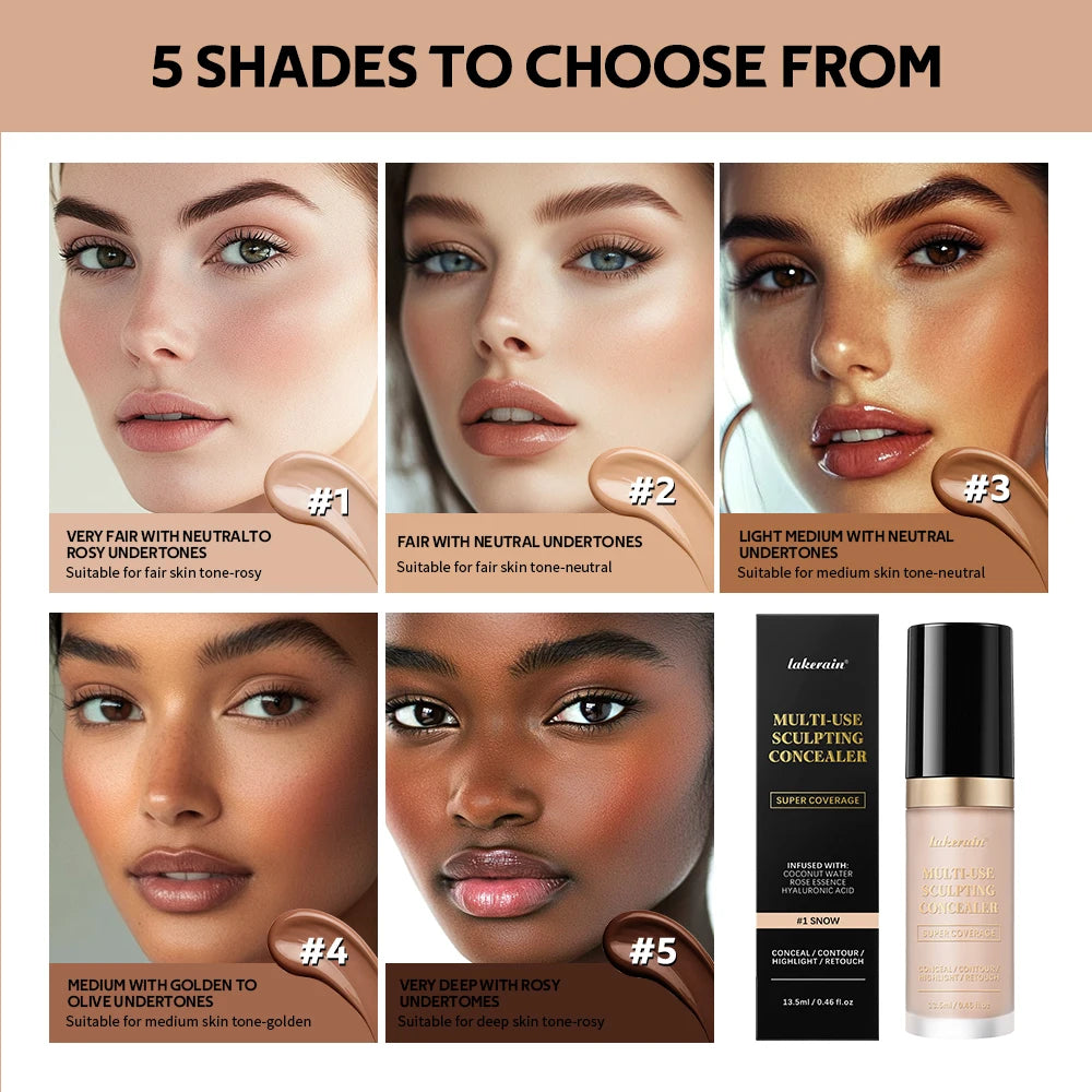 Waterproof Multi-Use Sculpting Concealer for Face