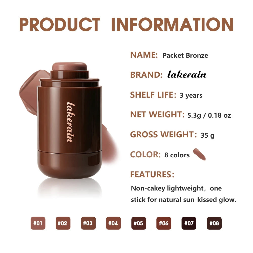 Cream Contour Bronze Stick for Sculpted Face