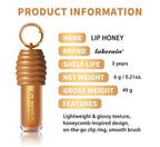 Honey and Chocolate Moisturizing Lip Gloss Set