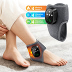 Cordless Heated Ankle Massager with Vibration Therapy