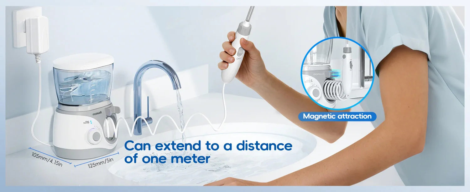 Electric Water Flosser for Teeth with 8 Multi-Function Nozzles - 14