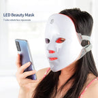 7-Color LED Light Therapy Facial Mask for Skin Rejuvenation