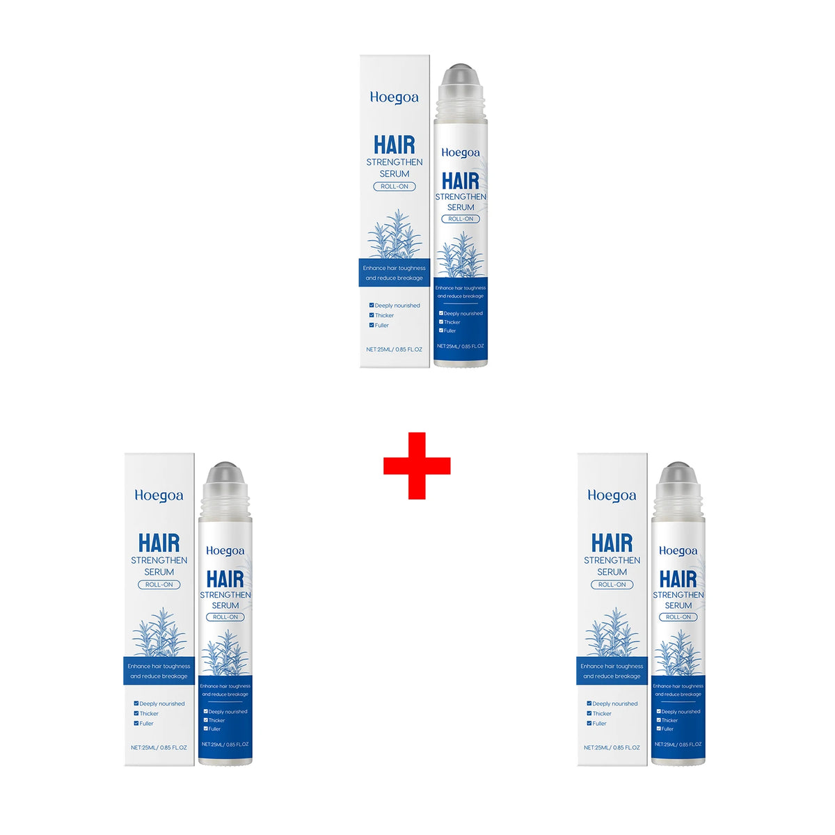 Rosemary Hair Growth Serum Roll-On for Scalp Stimulation
