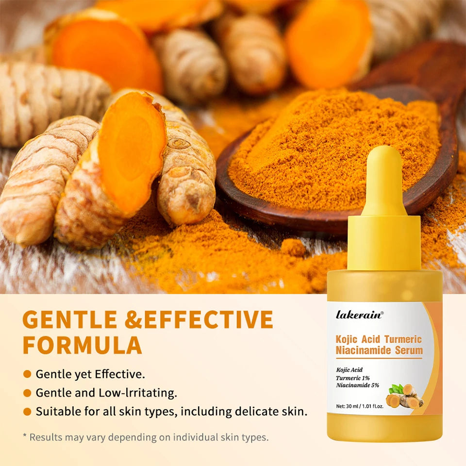Brightening Kojic Acid and Turmeric Face Serum