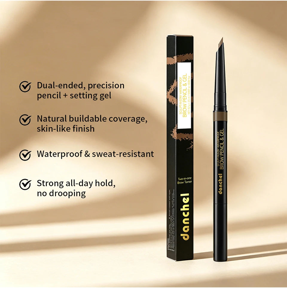 2-in-1 Waterproof Eyebrow Pencil and Sculpting Gel - 9