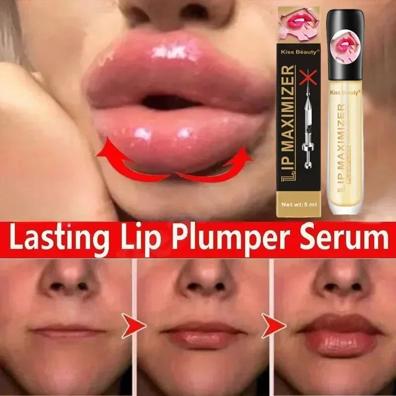 Instant Volumizing Lip Plumper Serum for Fuller Hydrated Lips - 7