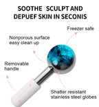 Stainless Steel Cooling Facial Globes for Puffiness and Wrinkles