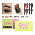 8-Color Cream Blush and Face Contouring Palette