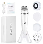 4-in-1 Electric Rotating Facial Cleansing and Massage Brush