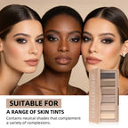 6-Color Matte Eyeshadow Palette for Natural and Smokey Eye Looks