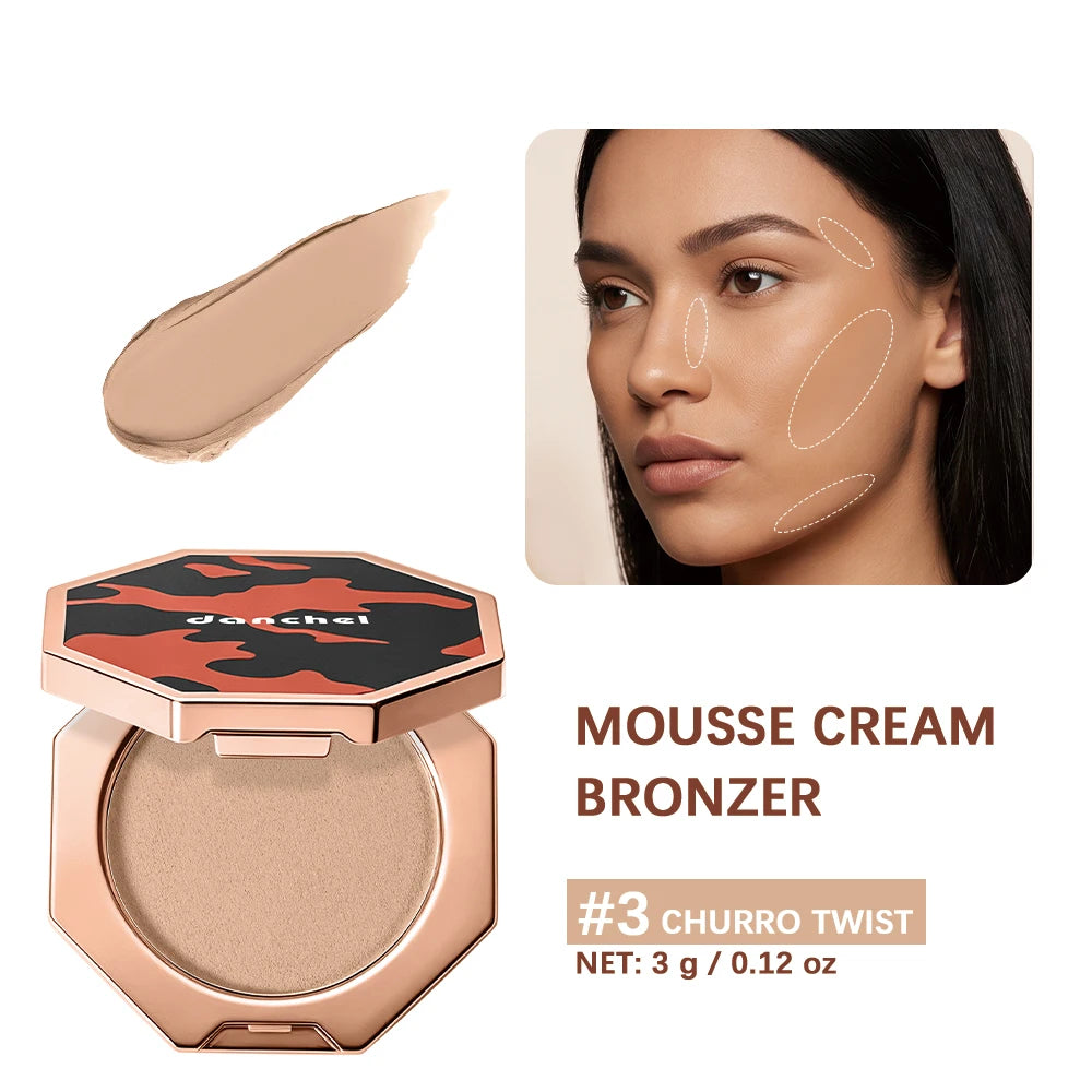 Cream Mousse Contour Bronzer for Seamless Face Sculpting - 26