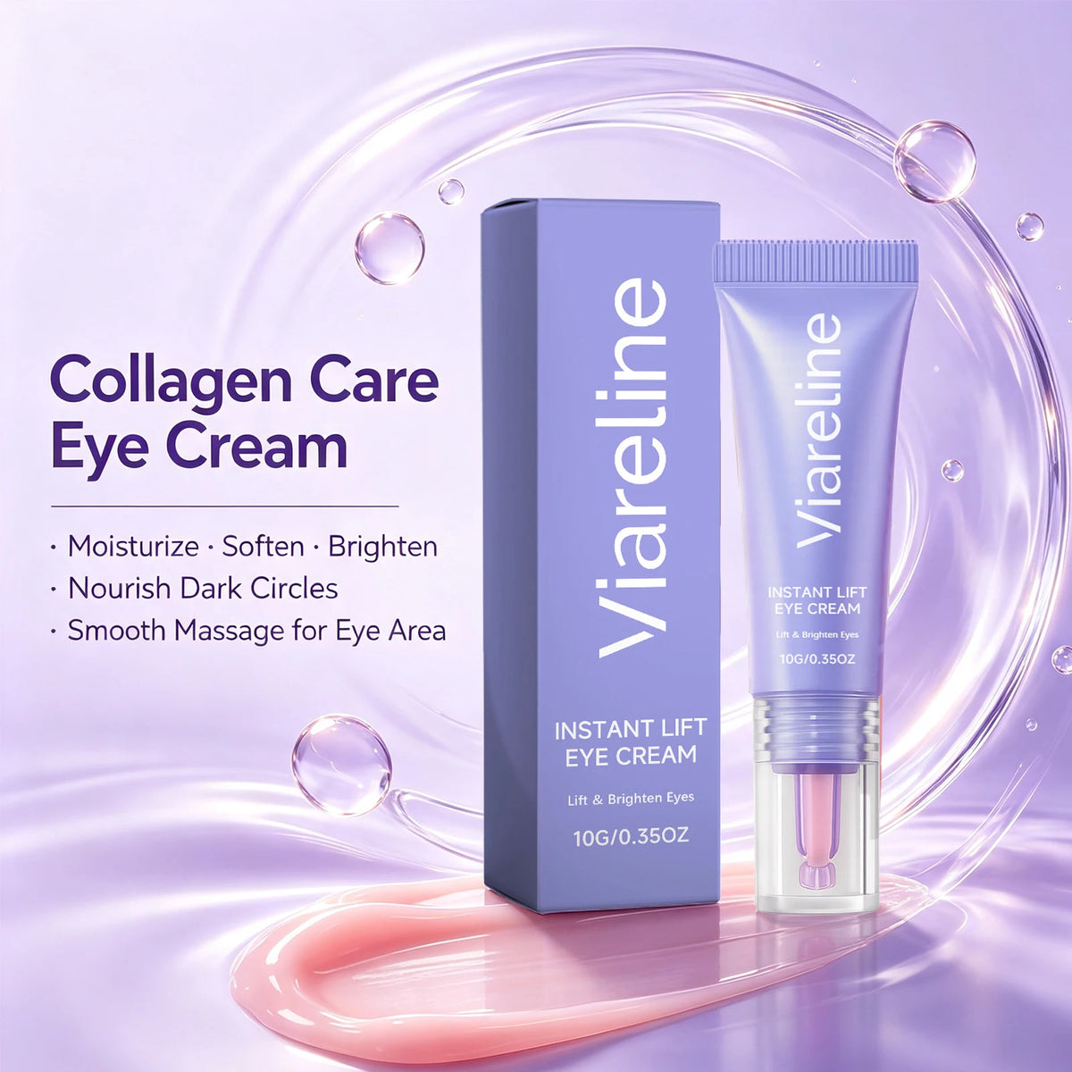 Hydrating Collagen Eye Cream for Dark Circles and Fine Lines