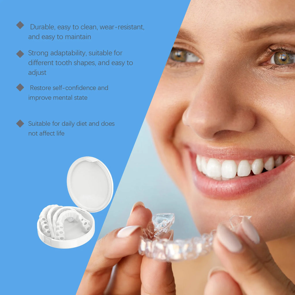 Adjustable Snap-On Dentures for Instant Smile Repair