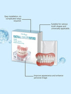Instant Cosmetic Smile Veneers for Missing or Stained Teeth