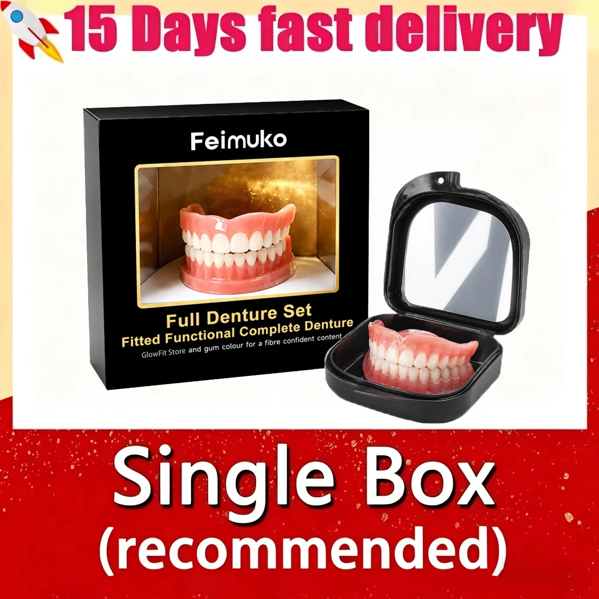 Full Arch Silicone Dentures for Natural Smile and Oral Comfort - 7