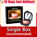 Full Arch Silicone Dentures for Natural Smile and Oral Comfort