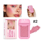 Long-Lasting Waterproof Cream Powder Blush