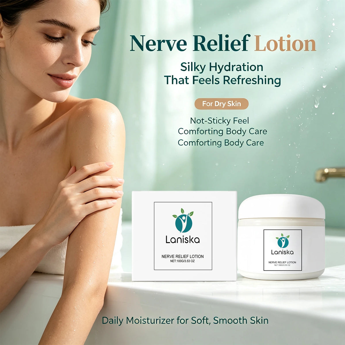 Soothing Nerve Relief Body Lotion for Tired Skin