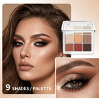 9-Shade Matte and Shimmer Eyeshadow Palette